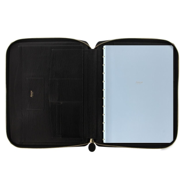 FILOFAX Chester A4 Zip Folio Blk