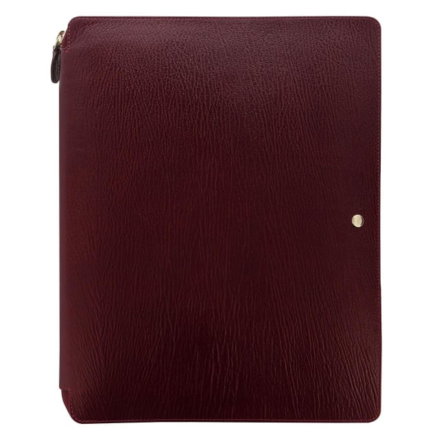 FILOFAX Chester A4 Zip Folio Red