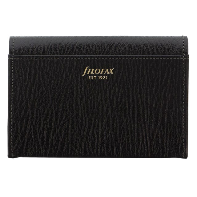 FILOFAX Chester Bus Crd Hldr SLG Blk
