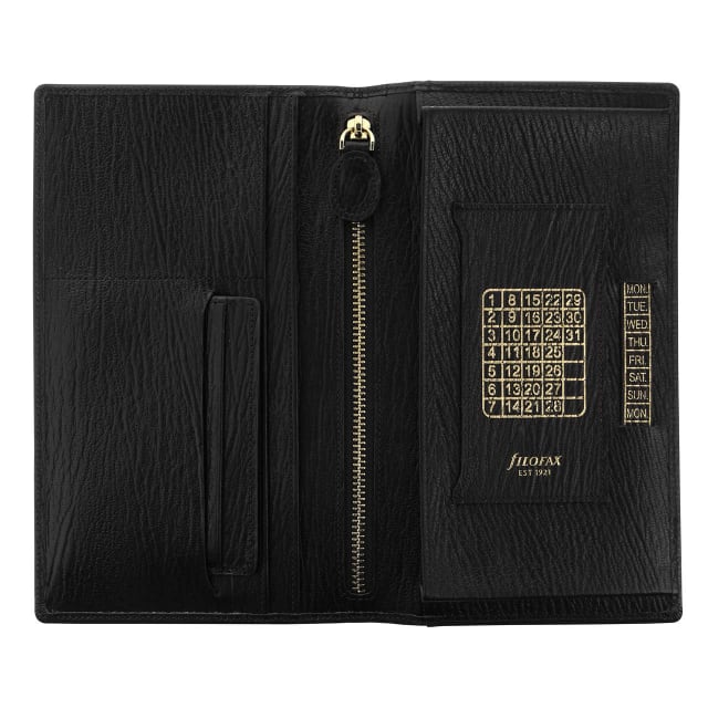 FILOFAX Chester Travel Wllt SLG Blk