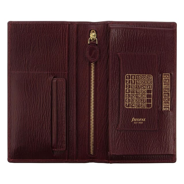 FILOFAX Chester Travel Wllt SLG Red