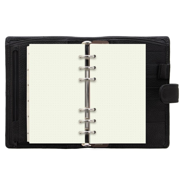 FILOFAX Classic Stitch Soft Per Organiser Blk
