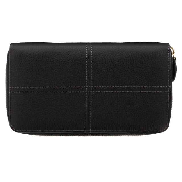 FILOFAX Classic Stitch Soft Lg Zip Pur SLG Blk