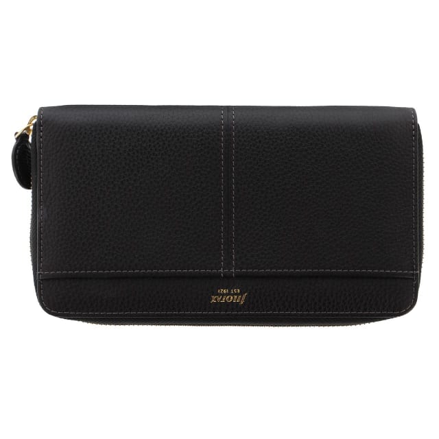 FILOFAX Classic Stitch Soft Lg Zip Pur SLG Blk