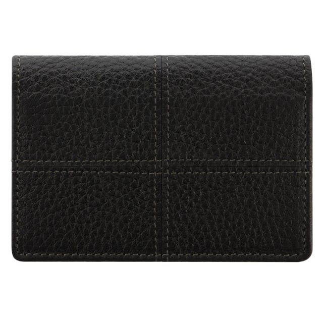 FILOFAX Classic Stitch Soft Bus Crd Hldr SLG Blk