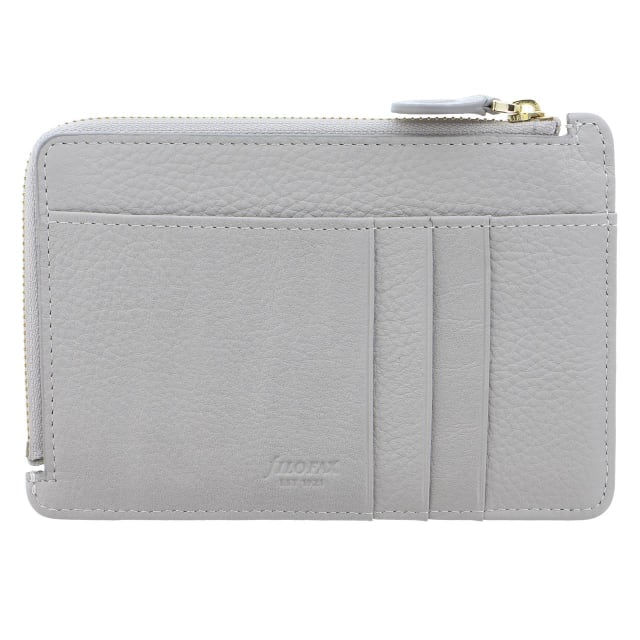 FILOFAX Classic Stitch Soft Zip Crd Hldr SLG Gr