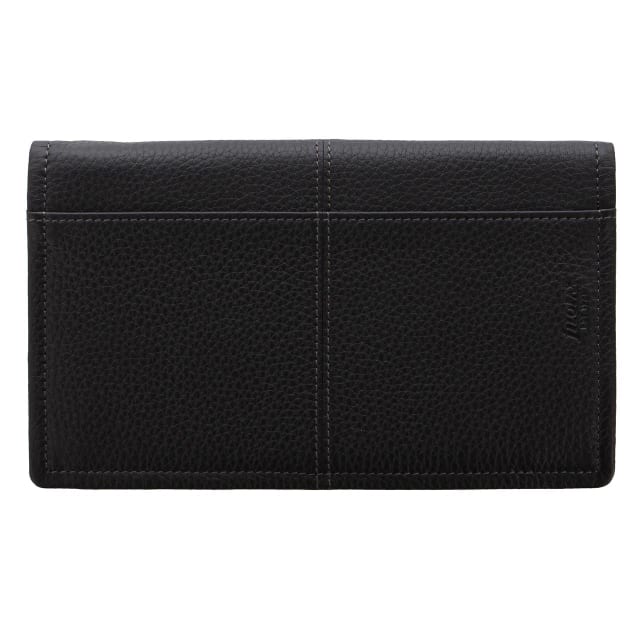 FILOFAX Classic Stitch Soft Travel Wllt SLG Blk
