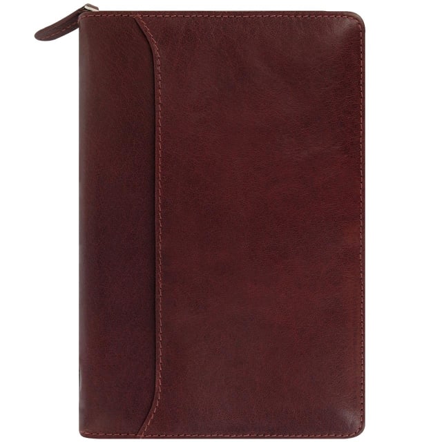 FILOFAX PER LOCKWOOD ZIP ORGANISER GARNET