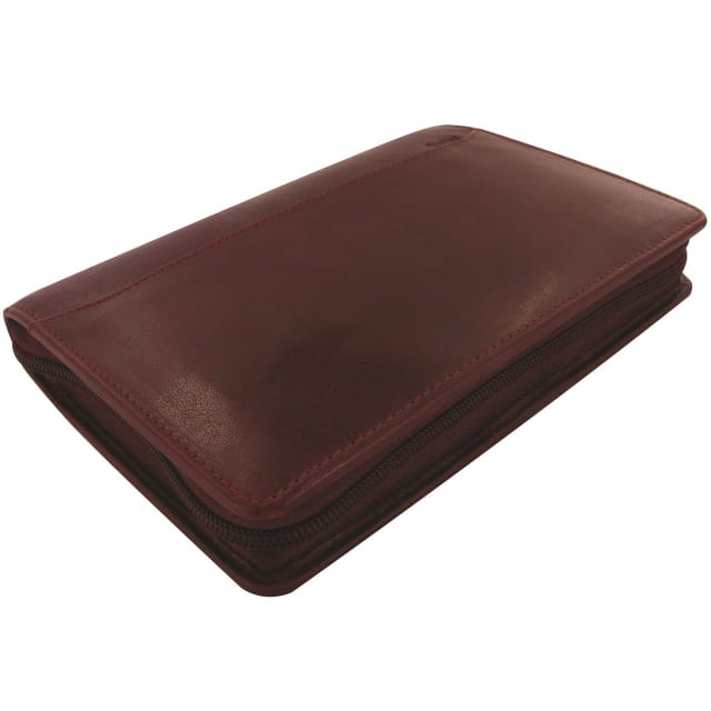 FILOFAX PER LOCKWOOD ZIP ORGANISER GARNET