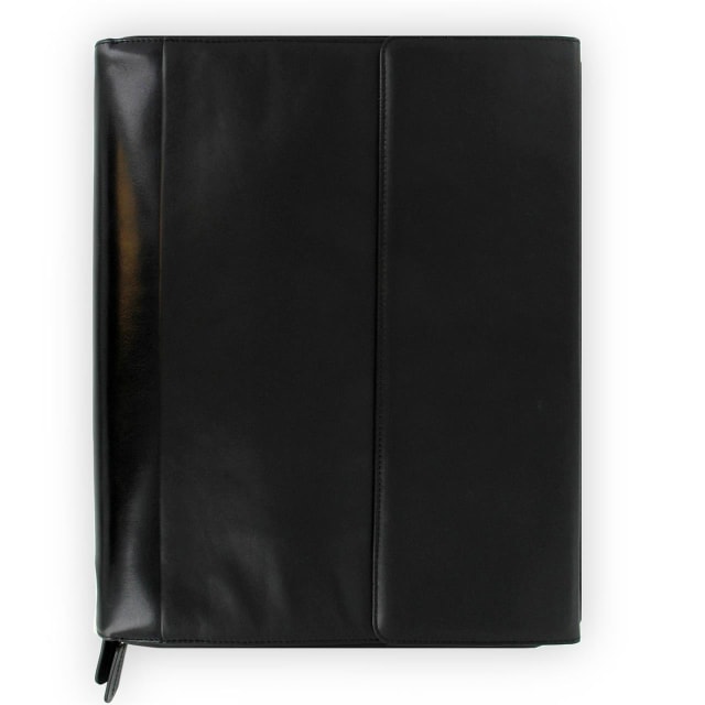 FILOFAX A4 NAPPA ZIP FOLIO W/RING BLACK