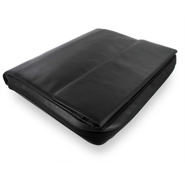 FILOFAX A4 NAPPA ZIP FOLIO W/RING BLACK