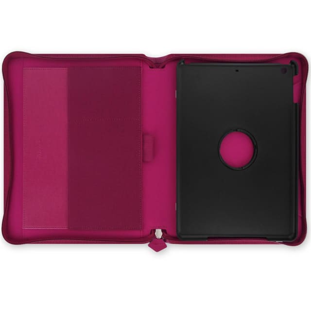 FILOFAX PENNYBRIDGE Lge ZIP IPAD AIR 2 RASPBERRY