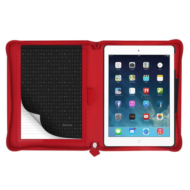 FILOFAX SAFFIANO TABLET CASE IPAD AIR POPPY
