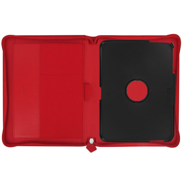 FILOFAX SAFFIANO Lge ZIP GALAXY3 CASE POPPY