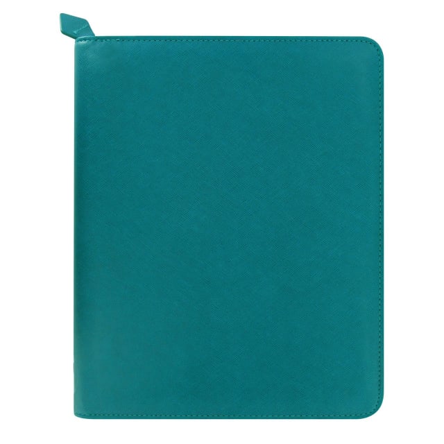 FILOFAX SAFFIANO LARGE ZIP IPAD AIR 2 AQUAMARINE