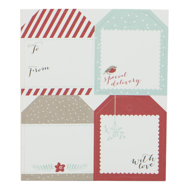 KTWO Busy B Christmas Tags Ribbon