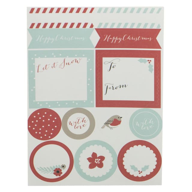 KTWO Busy B Christmas Sticky Labels