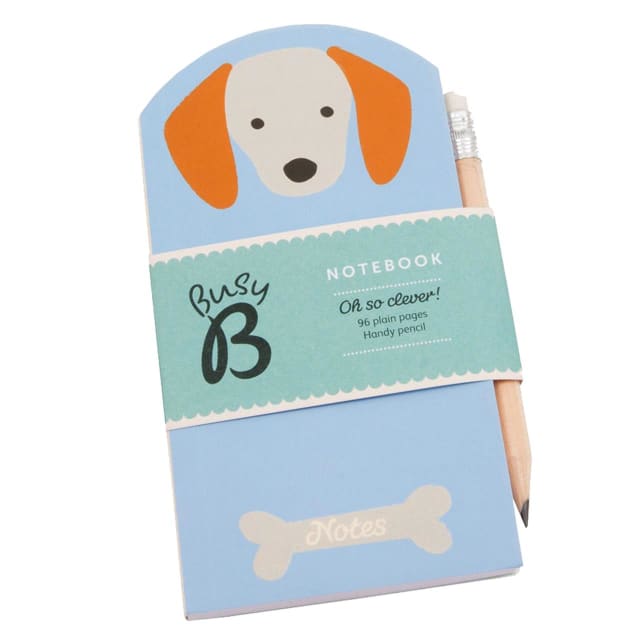 KTWO Busy B Mini Doggy Notebook with Pencil