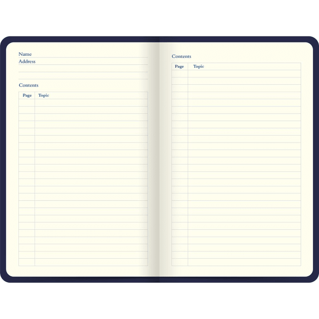 LETTS Icon Book N/Book Navy