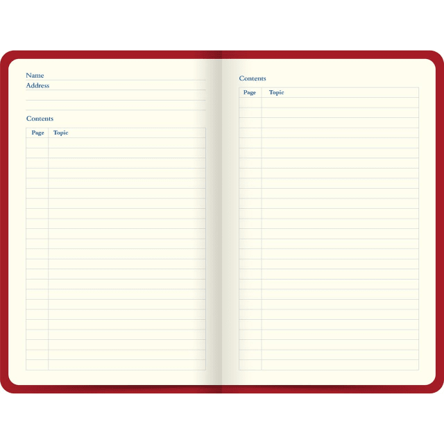 LETTS Icon Book N/Book Red