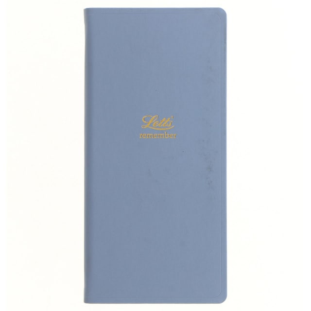 LETTS Icon Slim Pkt Password Book blue