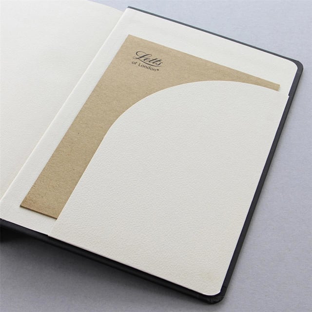 LETTS Icon Book Travel Journal Blk