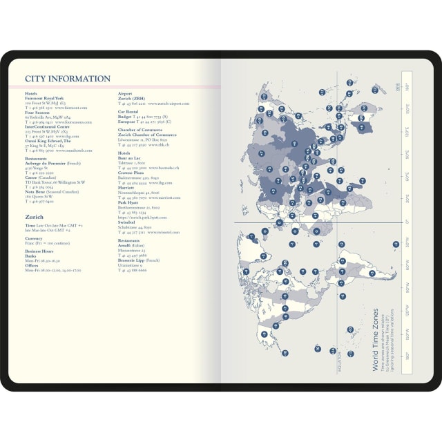 LETTS Icon Book Travel Journal Blk