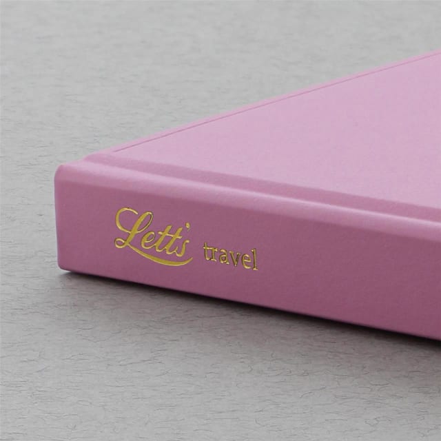LETTS Icon Book Travel Journal Pink