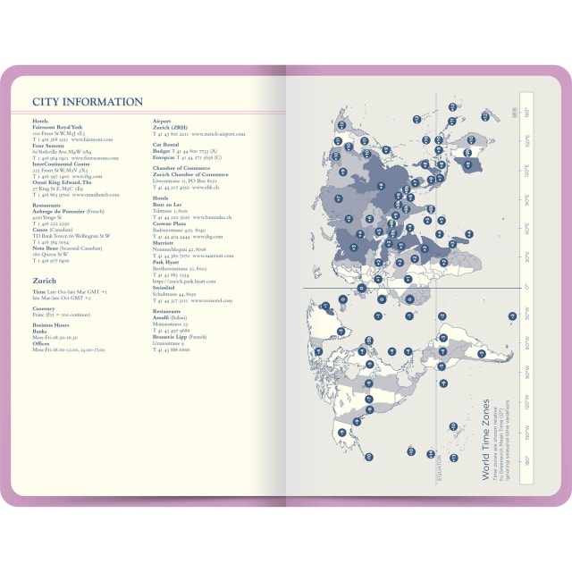 LETTS Icon Book Travel Journal Pink