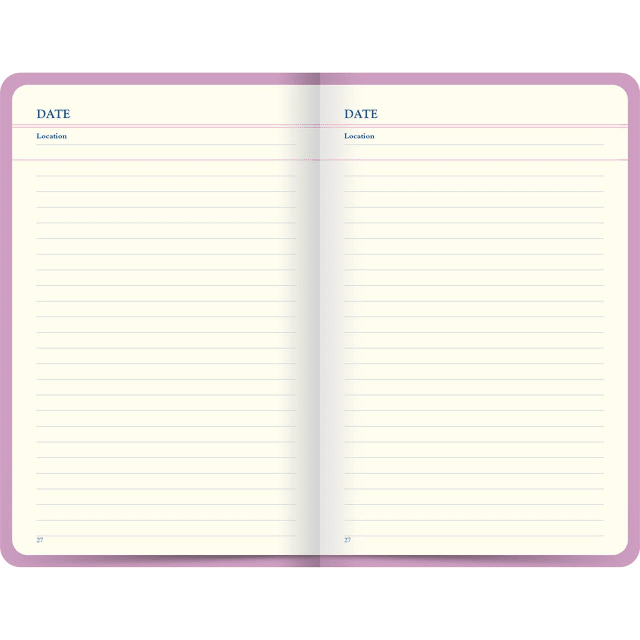 LETTS Icon Book Travel Journal Pink