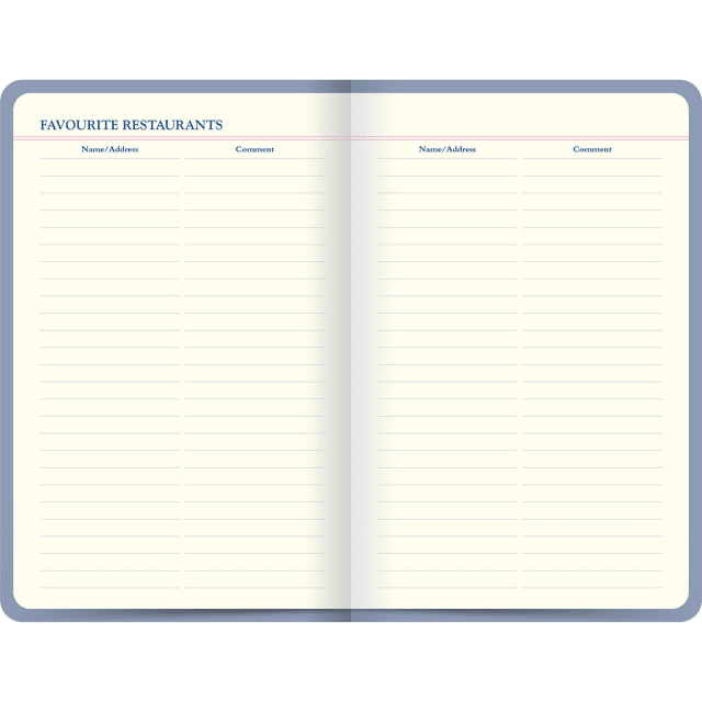 LETTS Icon Book Travel Journal Blue