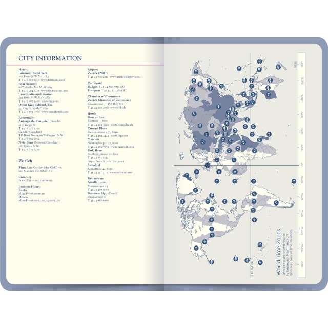 LETTS Icon Book Travel Journal Blue