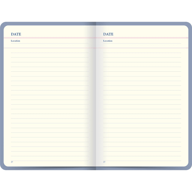 LETTS Icon Book Travel Journal Blue
