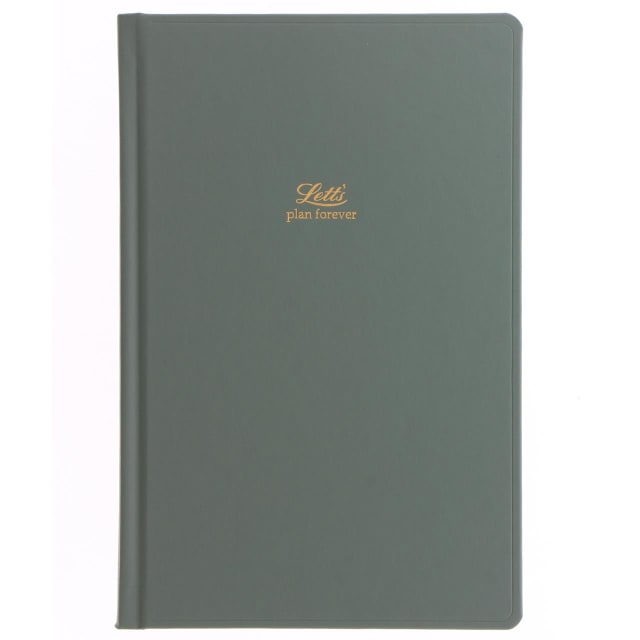 LETTS Icon Book Perpetual Diary Green