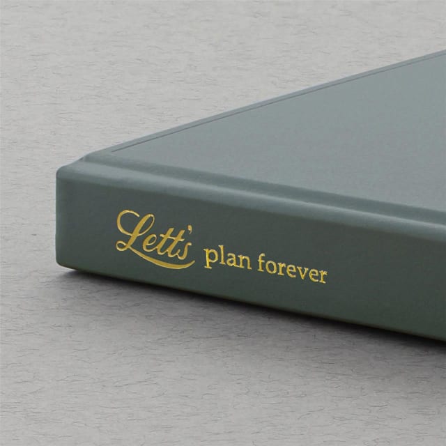 LETTS Icon Book Perpetual Diary Green