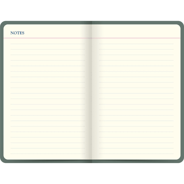LETTS Icon Book Perpetual Diary Green