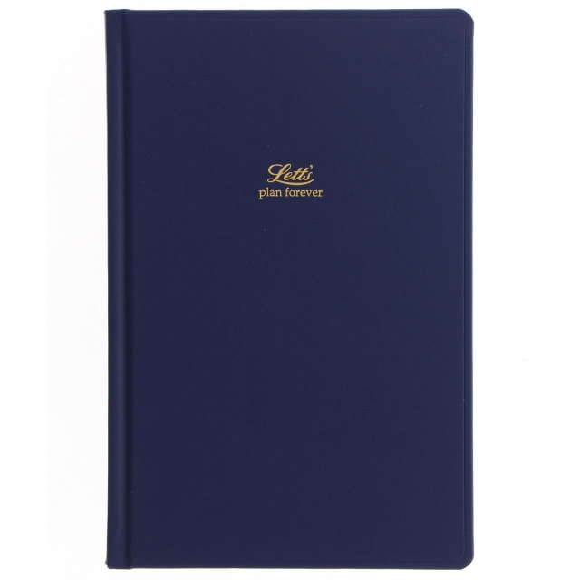 LETTS Icon Book Perpetual Diary Navy