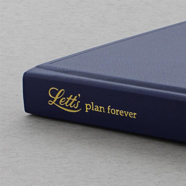 LETTS Icon Book Perpetual Diary Navy