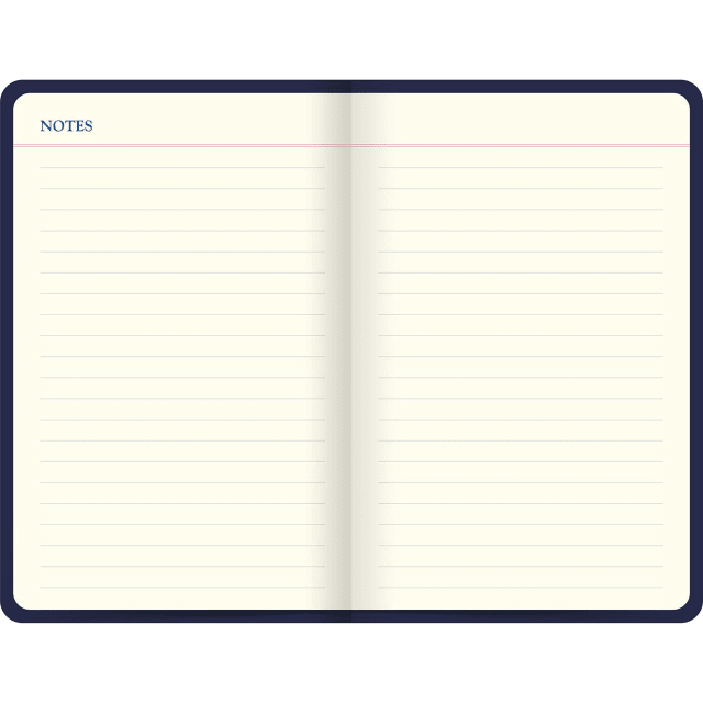 LETTS Icon Book Perpetual Diary Navy