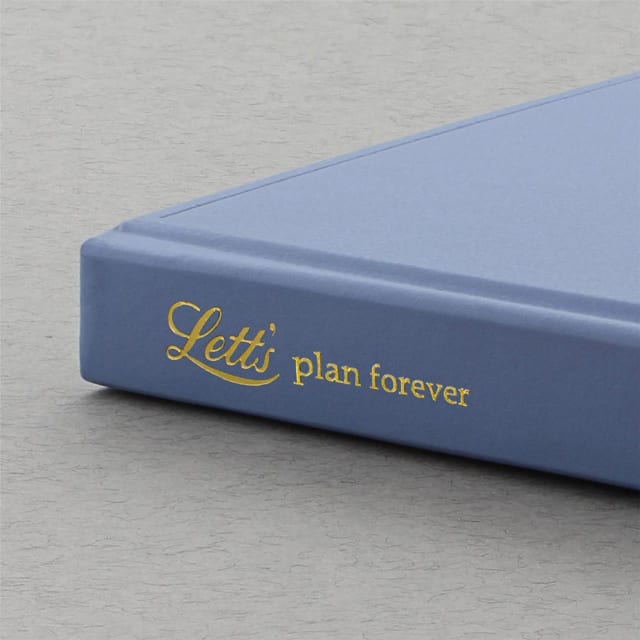LETTS Icon Book Perpetual Diary Blue