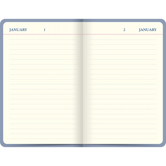 LETTS Icon Book Perpetual Diary Blue