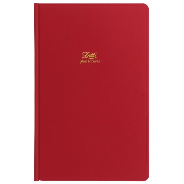 LETTS Icon Book Perpetual Diary Red