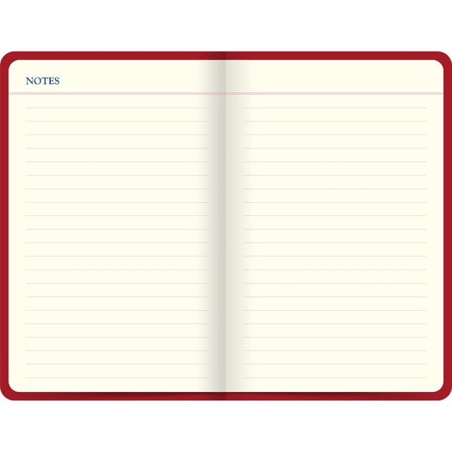 LETTS Icon Book Perpetual Diary Red