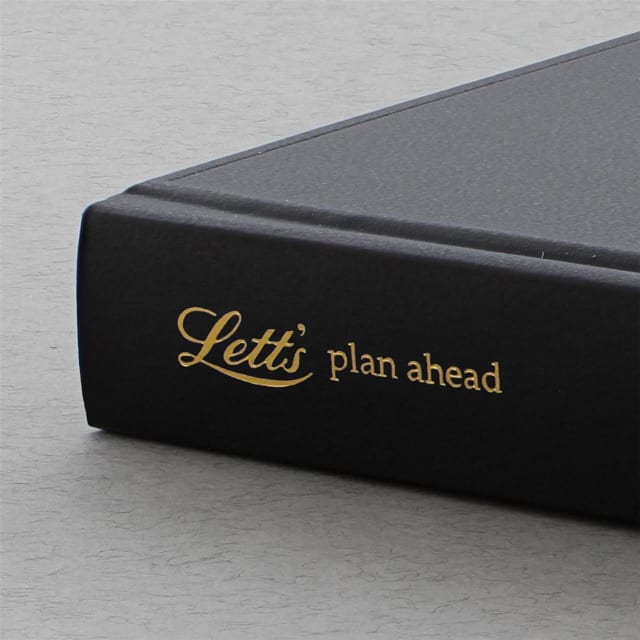 LETTS Icon A5 5 year Diary Blk
