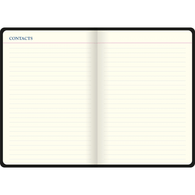 LETTS Icon A5 5 year Diary Blk