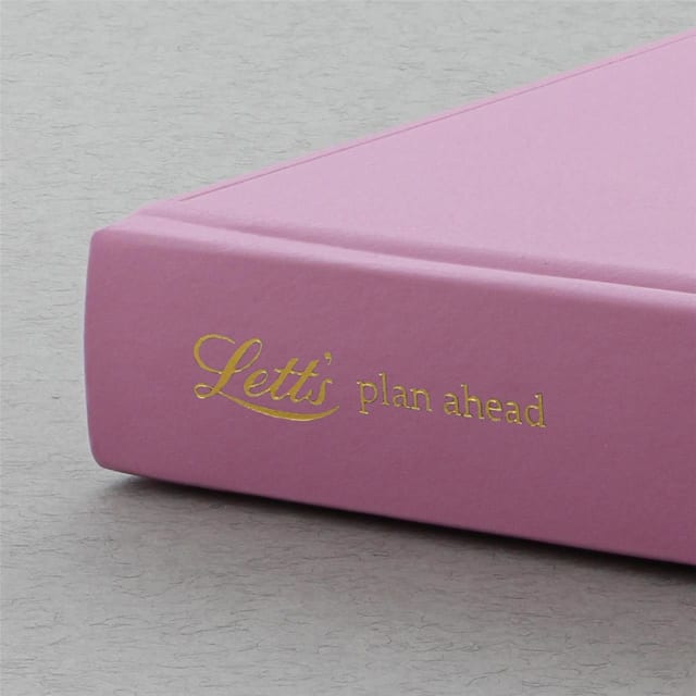 LETTS Icon A5 5 year Diary Pink