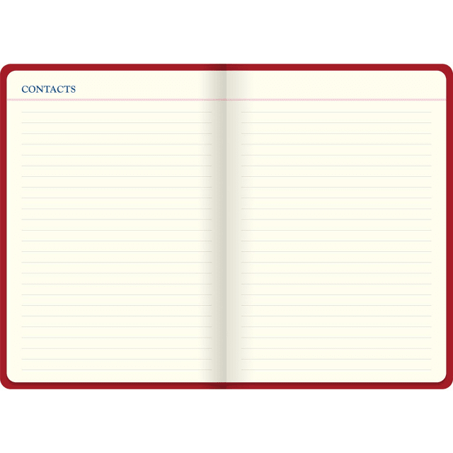 LETTS Icon A5 5 year Diary Red