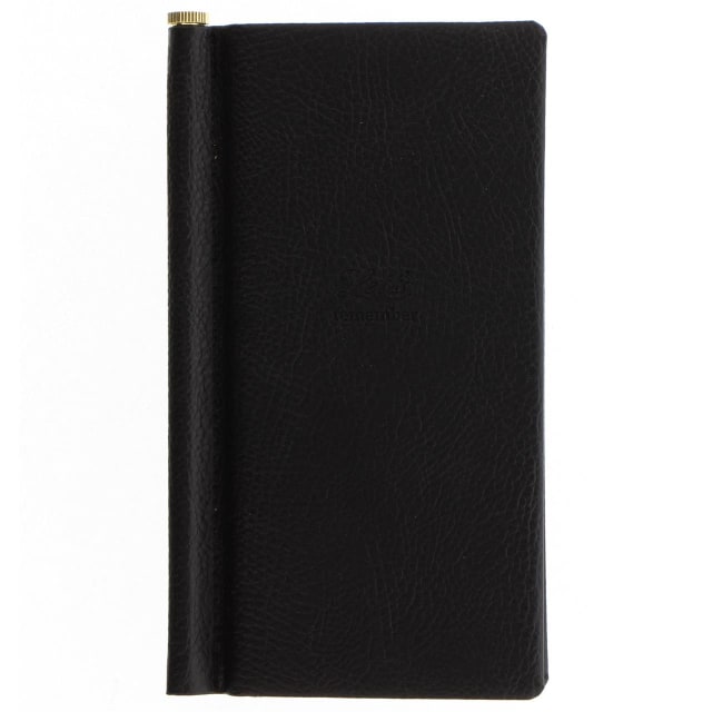 LETTS Origins Slim Pkt Password Book Blk