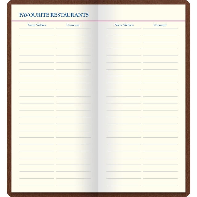 LETTS Origins Slim Pkt Travel Journal Tan