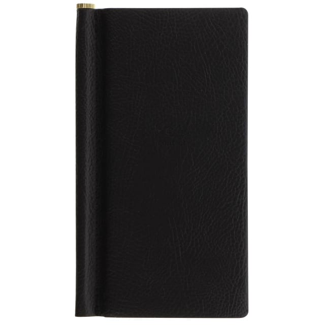 LETTS Origins Slim Pkt Address Book Blk